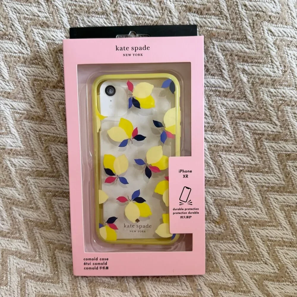 Kate Spade iPhone XR Lemons Molded Phone Case